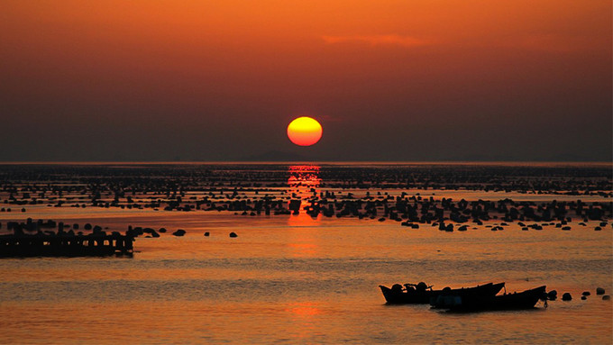 山海奇观是枸杞岛的制高点,登高感受万亩贻贝 "海上牧场"的浩瀚,还